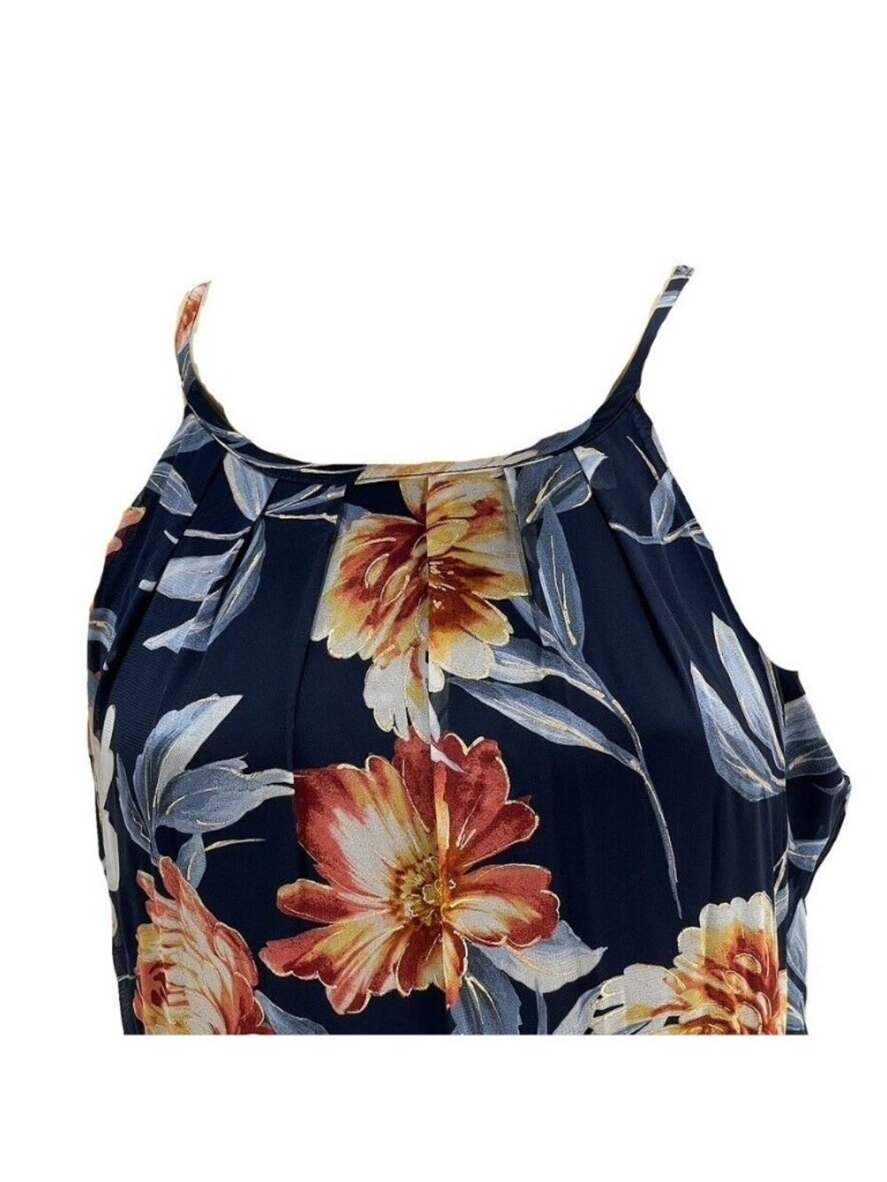 ALEXA B Floral Sleeveless Maxi Dress With Halter Neck - Picture 7 of 10